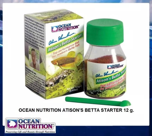 OCEAN NUTRITION Atison's Betta Starter For New born fish,Betta,Guppy,Killifish