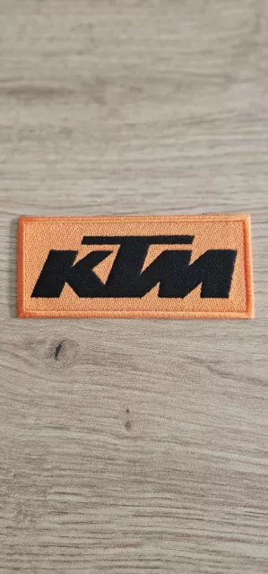 Aufnäher Patch Aufbügler KTM Motorcycles Motorradsport Tuning Biker Motorcross