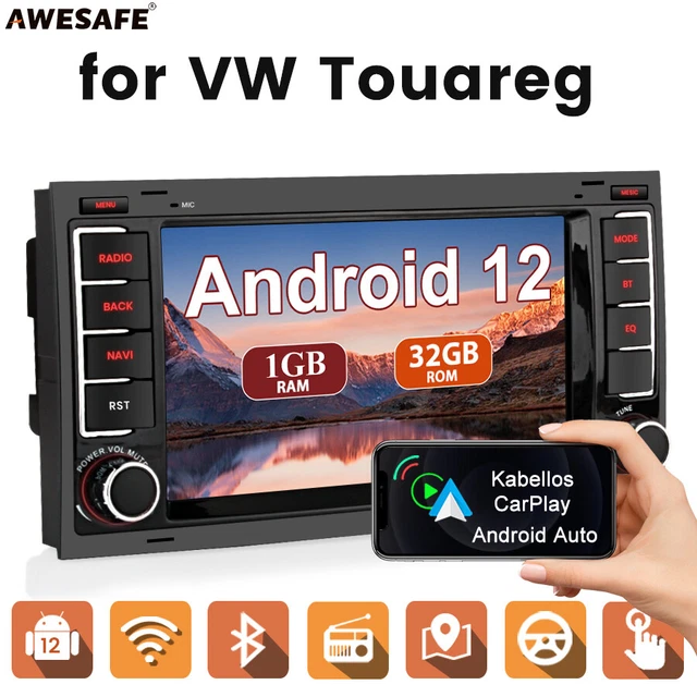 FOR VW TOUAREG T5 Multivan Android 12 DAB Car Stereo Radio Sat Nav GPS