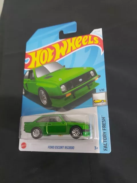 HOT WHEELS  FORD ESCORT RS2000 Super Treasure Hunt STH Lange Karte