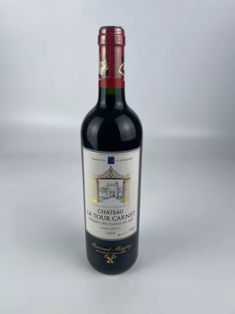 CHÂTEAU LA TOUR CARNET 2010 Haut-Médoc GRAND CRU CLASSÉ EN 1855  0,75L BORDEAUX