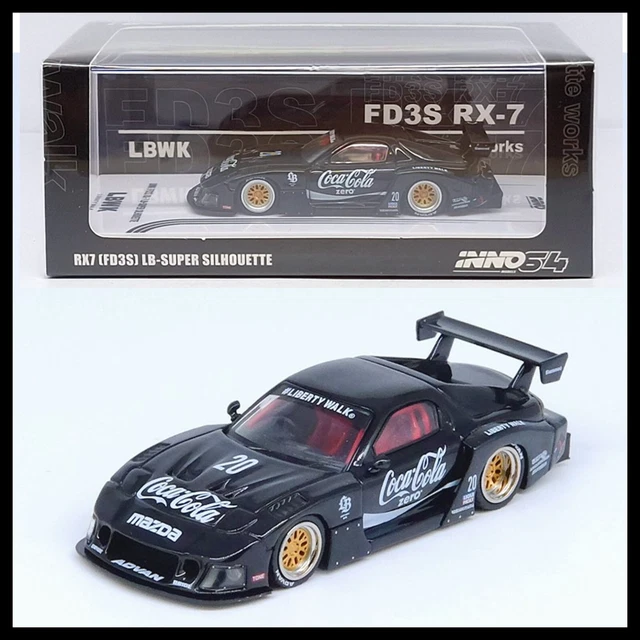 INNO64 1/64 LBWK Mazda Rx7 (Fd3S) Lb-Super Silhouette Fonctionne Coca ...