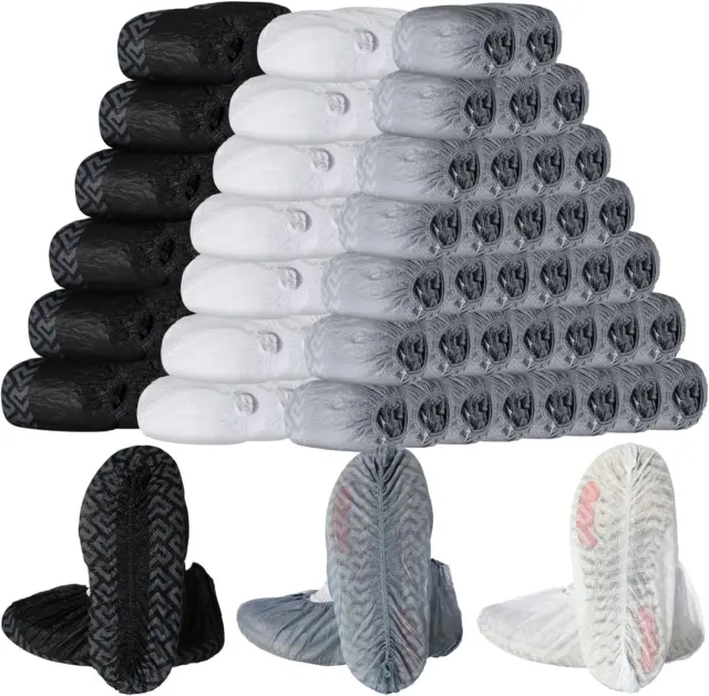 300 Pcs Extra Large Disposable Boot and Shoe Covers Disposable Non Slip for Wate