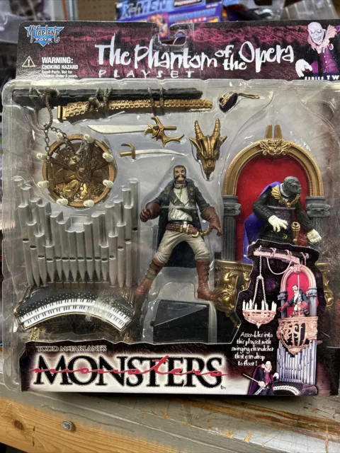McFarlane Toys Monsters Series 2 Phantom of the Opera Playset Figures New 1998