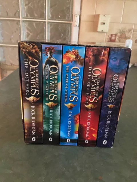 Heroes of Olympus Complete Collection 5 Book Box Set by Rick Riordan