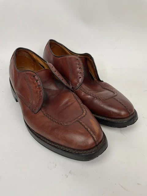 ALLEN EDMONDS DELLWOOD 1354 Chili Leather Split Toe Oxford  display picture 3