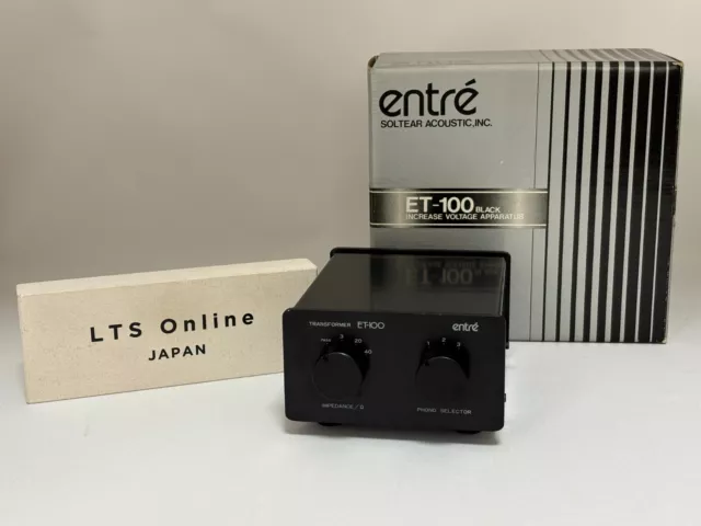 ENTRE ET-100 MC Vintage Step Up Transformer Stereo Phono Cartridge Japan Tested