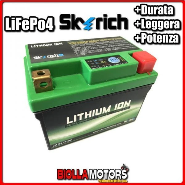 HJTZ5S-FP BATTERIA LITIO YTZ5S-BS KTM EXC Racing 525 2009- SKYRICH ...