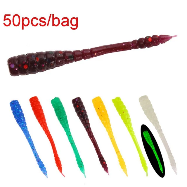 nager portable capucin ver ver - pêche leurre souple en plastique seul t queue