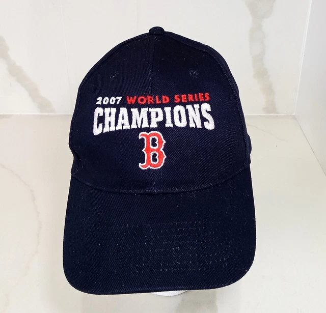 Boston Baseball MLB 2007 World Series Red Sox Hat strap-back adjustable, Black