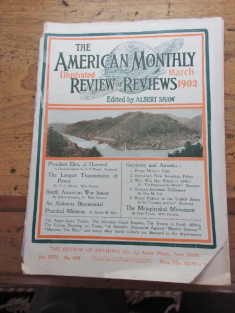 1902 American Monthly Sept George Washinton Carver Boar War Political Cartoons