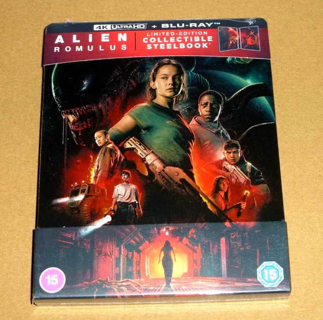ALIEN ROMULUS : 4K Ultra UHD + Blu-ray UK STEELBOOK Limited Edition ...
