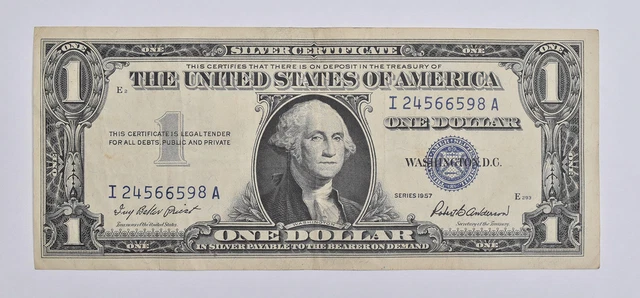 Crisp - 1957 United States Dollar Currency $1 Silver Certificate *012