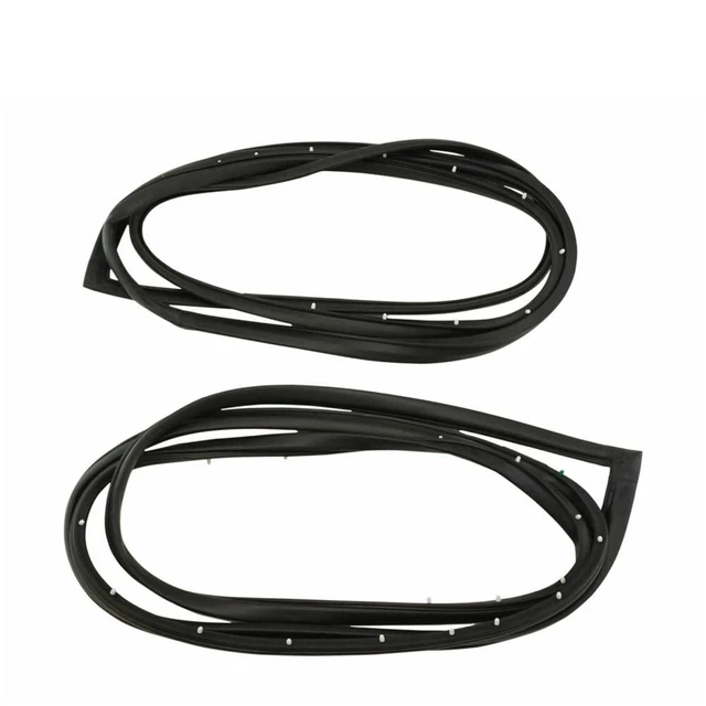Door Weatherstrip Seals Rubber For 1977-1985 Buick Chevy Olds Pontiac 2 Door