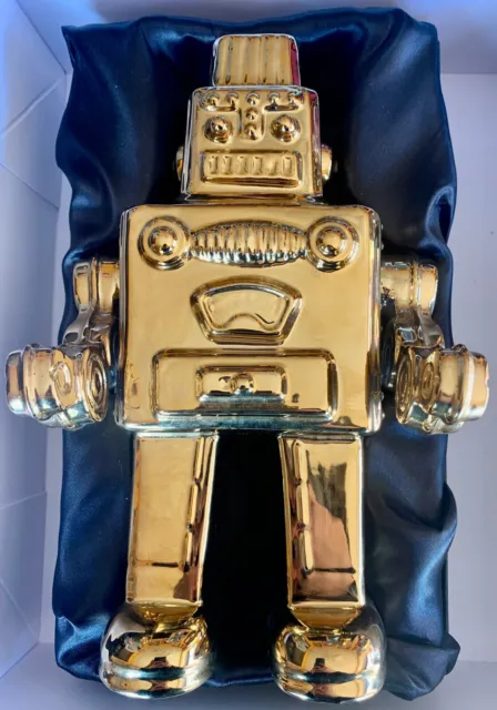 Decorazione/Figura in porcellana "MEMORABILIA GOLD: My Robot" SELETTI ,ORIGINALE