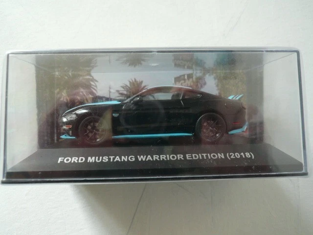 Miniature Ford Mustang Warrior Edition 2018 échelle 1:43 - Marque Altaya, Die-cast, Vitrine