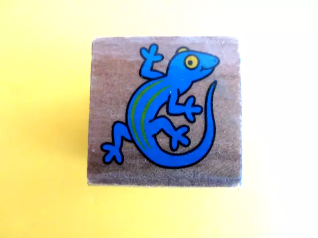 Motivstempel Stempel Gecko Kartengestaltung Basteln  ca: 25 x 25 mm