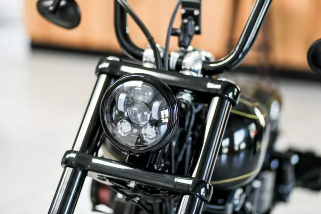 PHARES DEL 5,75" avec feu de position Harley Night Train Sportster DYNA Softail 3