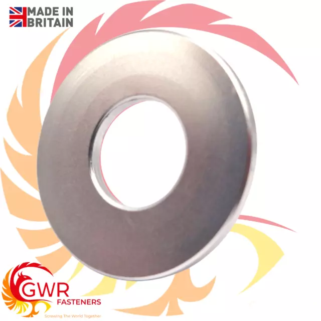 M3 M4 M5 M6 M8 M10 M12 Aluminium Flat Washer - Bar Turned - British Manufactured