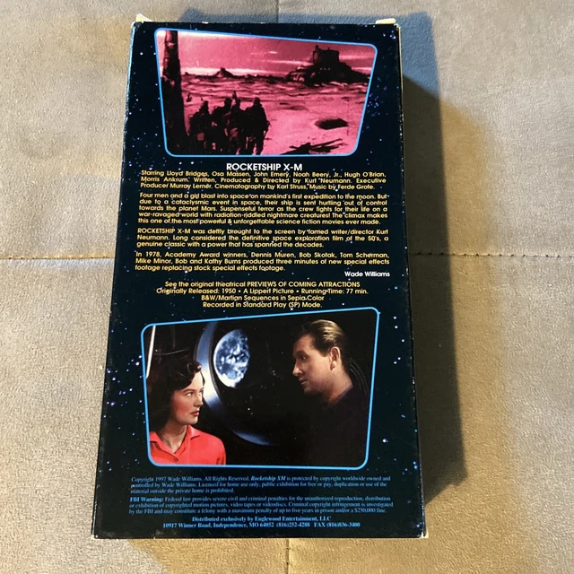 M V Rocketship ROCKETSHIP X-M VHS Tape Sci-fi Movie Science Fiction Gold Video LLoyd ...