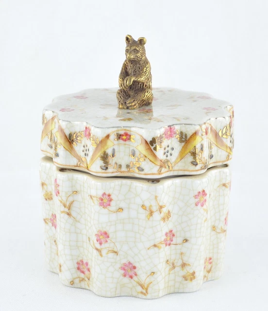 Boîte à Bijoux Décorée Colombes En Porcelaine - Occasion Bon état - Idée Cadeau