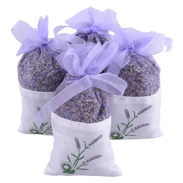 4x Lavender Aromatic Fragrant Calming Sleep Aid Moth Mosquito Repel Bags uk