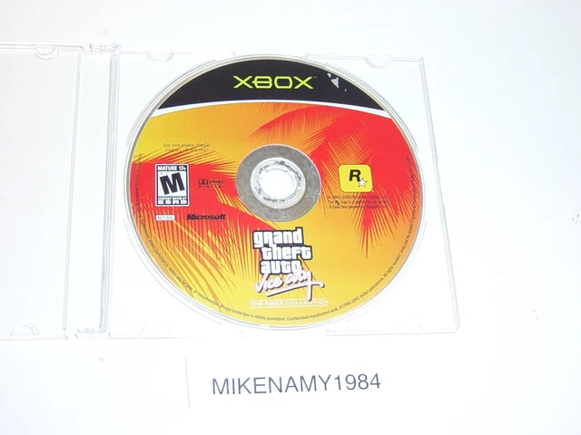 Jeu GTA Vice City Pour Xbox - Version Loose (disque Seul) - État Correct