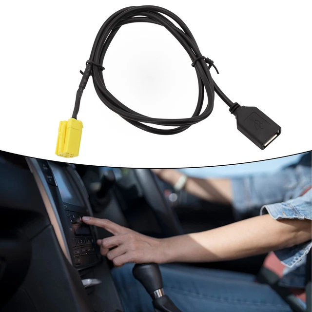 Adaptateur USB Pour Autoradio Android 4 Broches - Installation Directe à L'Arrière, Compatible Avec Certains Modèles De Voiture
