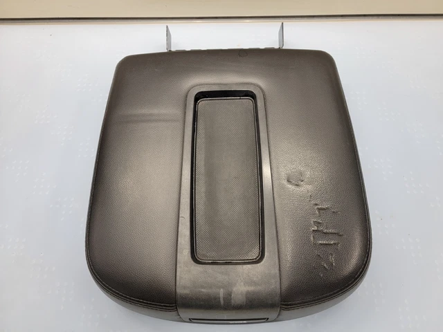 🔥07-13 Chevy Tahoe, Suburban, Yukon Leather Console Lid Armrest Cover BLACK JS5