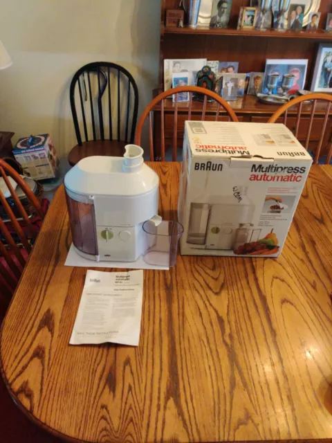 Braun MP80 Deluxe Juice Extractor Fruit Vegetable Automatic Pulp Ejection