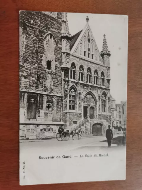 CPA - BELGIQUE - Souvenir de GAND - La Salle St. Michel