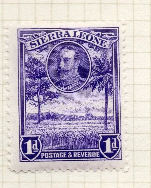 Sierra Leone 1954-59 Early Issue Fine Mint Hinged 1d. NW-157879