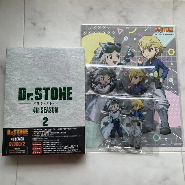 DR.STONE 4TH SEASON First Limited Edition DVD BOX Complete 3
