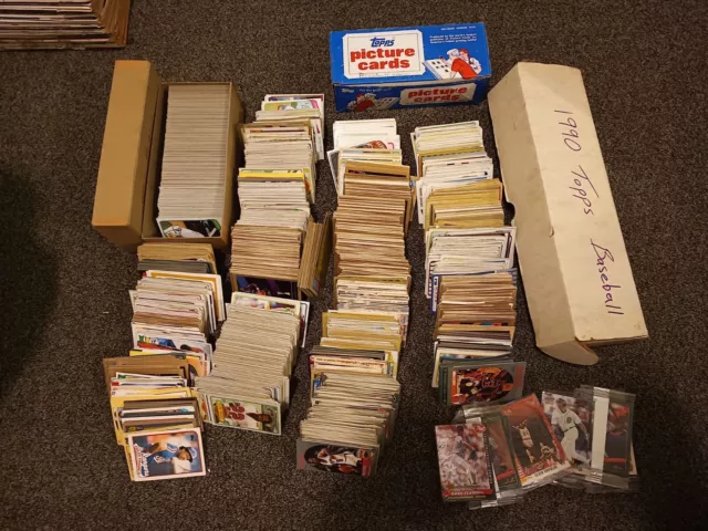 1960s 70s 80s Football Baseball Basketball Assorted Sports Cards Estate Sale