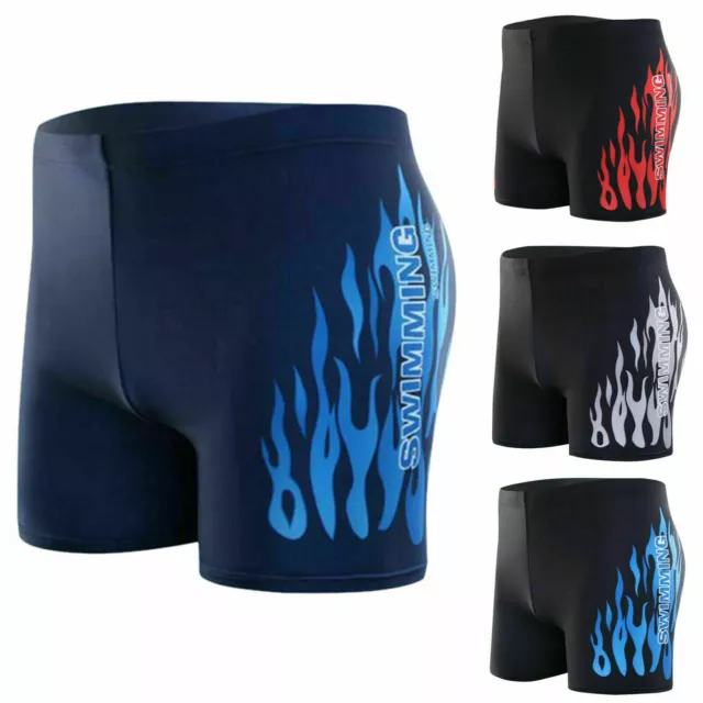Mens Nylon Shorts Swimming Trunks Beach Underwear Boxer Briefs