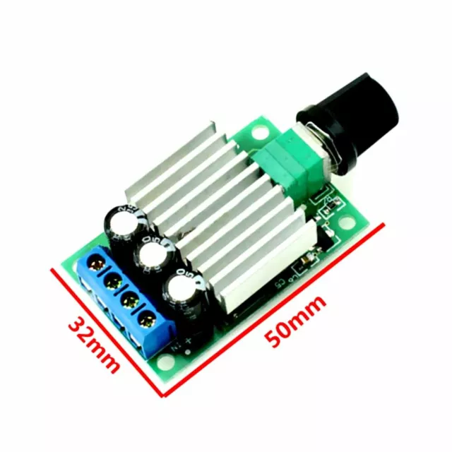 12V-40V 10A PWM DC Motor Speed Controller Dimmer Voltage Regulator with Knob Kit