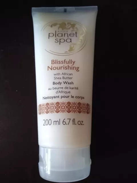 New Avon Planet Spa Blissfully Nourishing Body Wash W/African Shea Butter 6.7