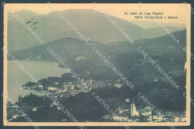 Varese Porto Valtravaglia Lago Maggiore cartolina JK5112