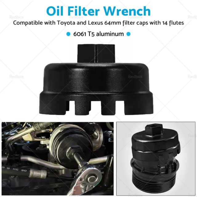 Oil Filter Wrench Cap Housing Tool Remover Suitable For TOYOTA RAV4 Lexus Camry