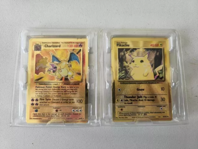 Carte Pokémon Pikachu GOLD METAL 40 PV 58-102 Célébrations NEUF FR -  Cdiscount Jeux - Jouets