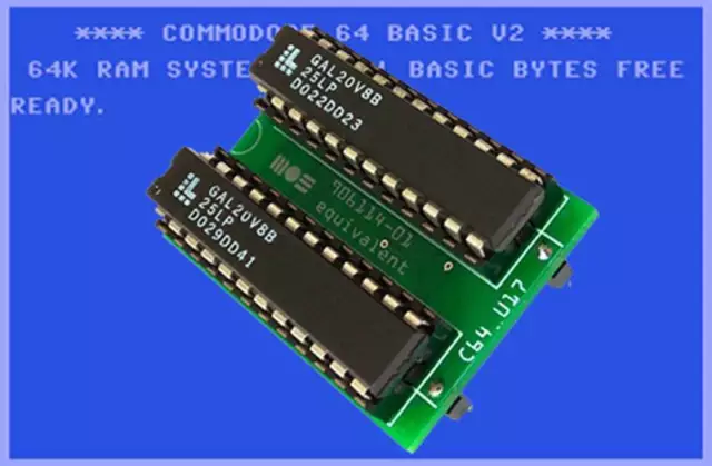 Commodore 64 U17 PLA Replacement - Best Compatible Replacement Available