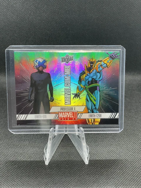 2019-20 Ud Marvel Annual Com-Mix Professor X Earth 616 & 1298 Holo