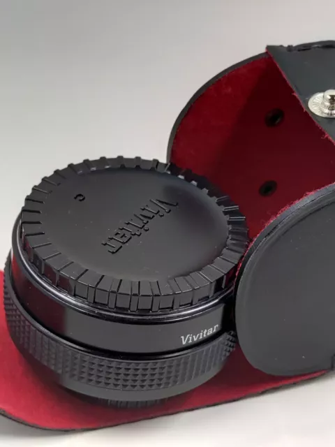 Vivitar RL Edition 2X Tele Converter Lens C/FD Japan With Case And Lens Caps