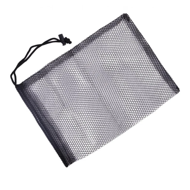 Sac en filet en nylon avec cordon de serrage pour balles de golf, jouets de
