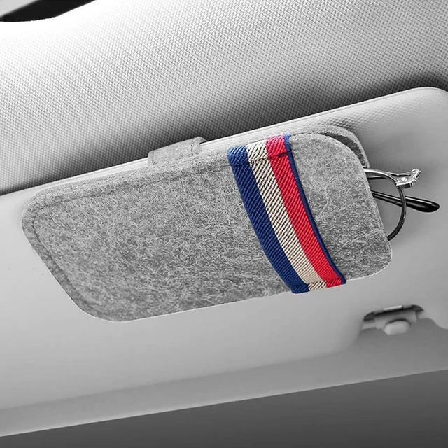 Confezione Da 2 Porta Occhiali Da Sole Per Aletta Parasole Per Auto Clip Porta Occhiali Da Vista~p138362012