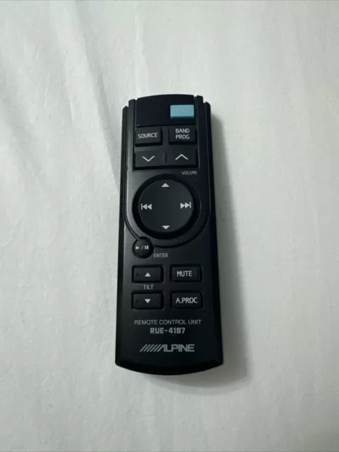 Orignal Genuine Alpine Rue-4187 Car Stereo Remote Control.