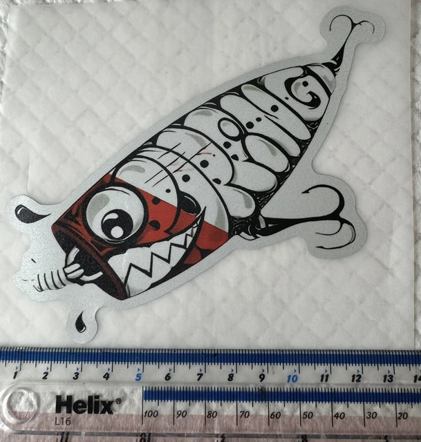 FUNNY LURE BOAT /Car Decal Box Sticker Car Sticker Bait Box Sticker £5. ...