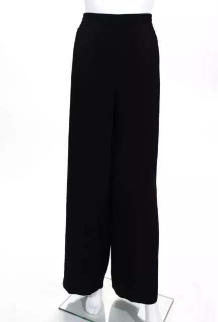 Trouve Womens Pants Sz XXS Black Elastic Waist Side Slit