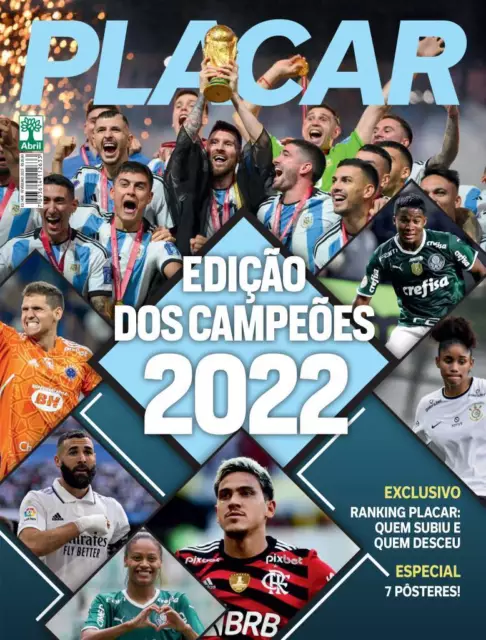 PLACAR WORLD CUP 2022 GUIDE Brazil Football Soccer magazine 288 PLAYERS  PROFILES