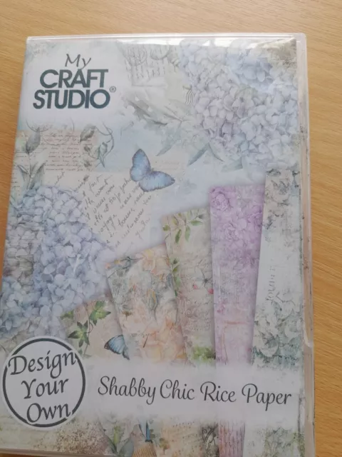 My Craft Studio Design Your Own Shabby Chic Rice Paper USB +
